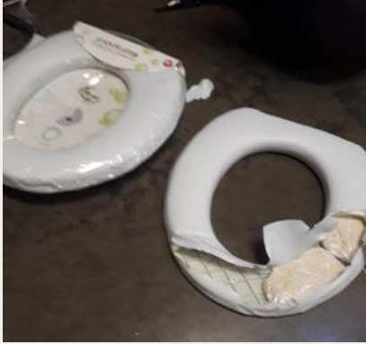 约堡国际机场截获的“艺术品”用马桶圈、婴儿玩具来运毒
