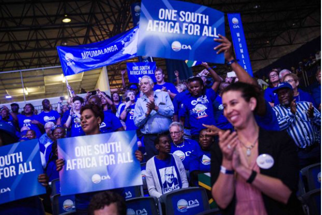 DA将在5月份举办南非“最大的网络政治集会”